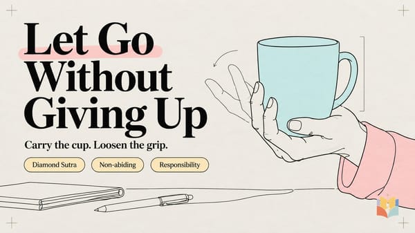 Let Go Without Giving Up